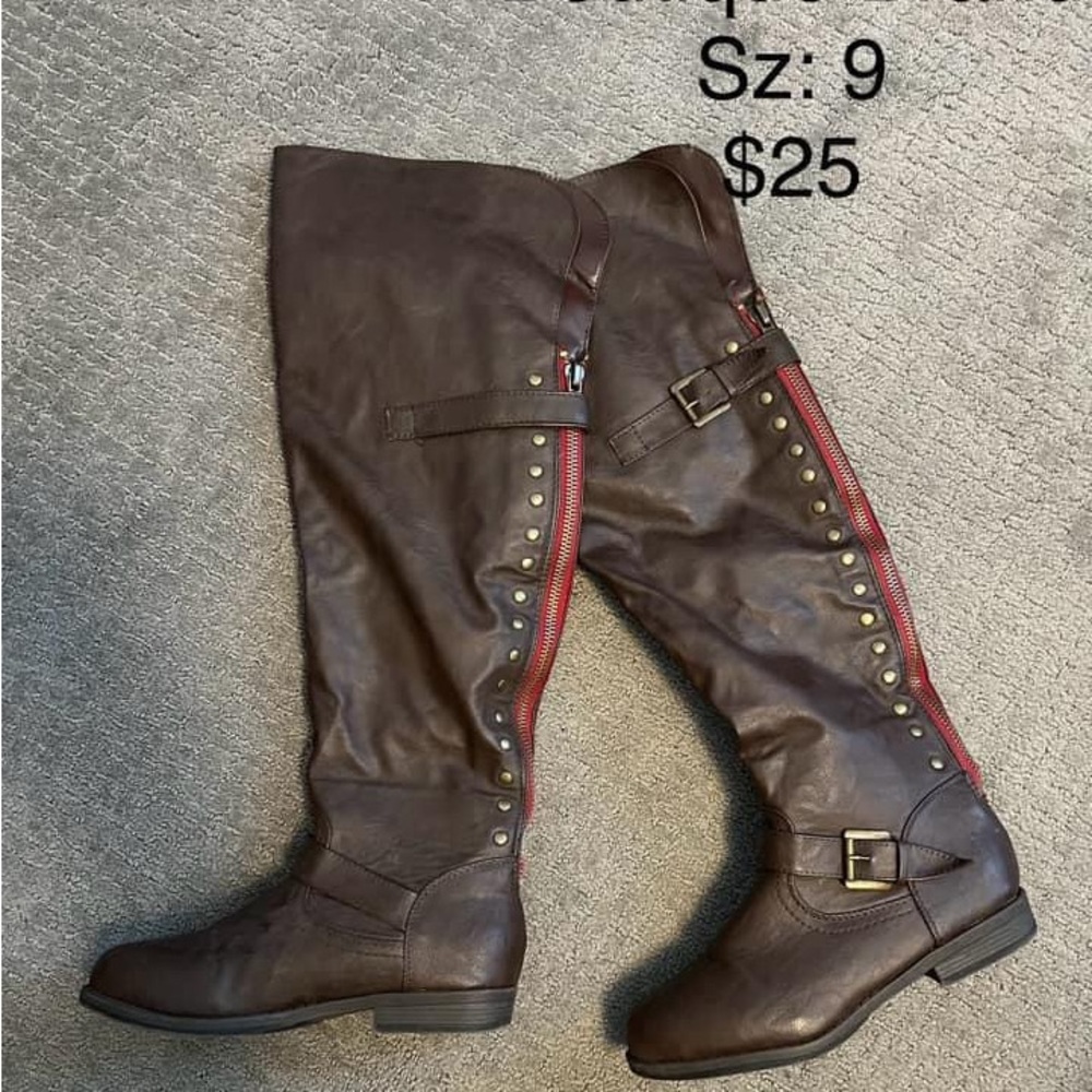 Knee high boots